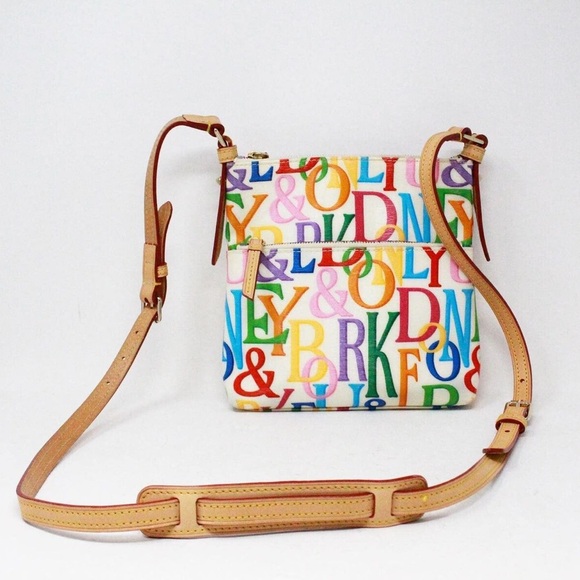 Dooney & Bourke Rainbow Adjustable Strap Crossbody Bag Multicolor - Picture 3 of 10